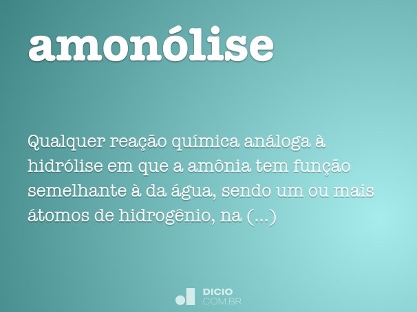 amonólise