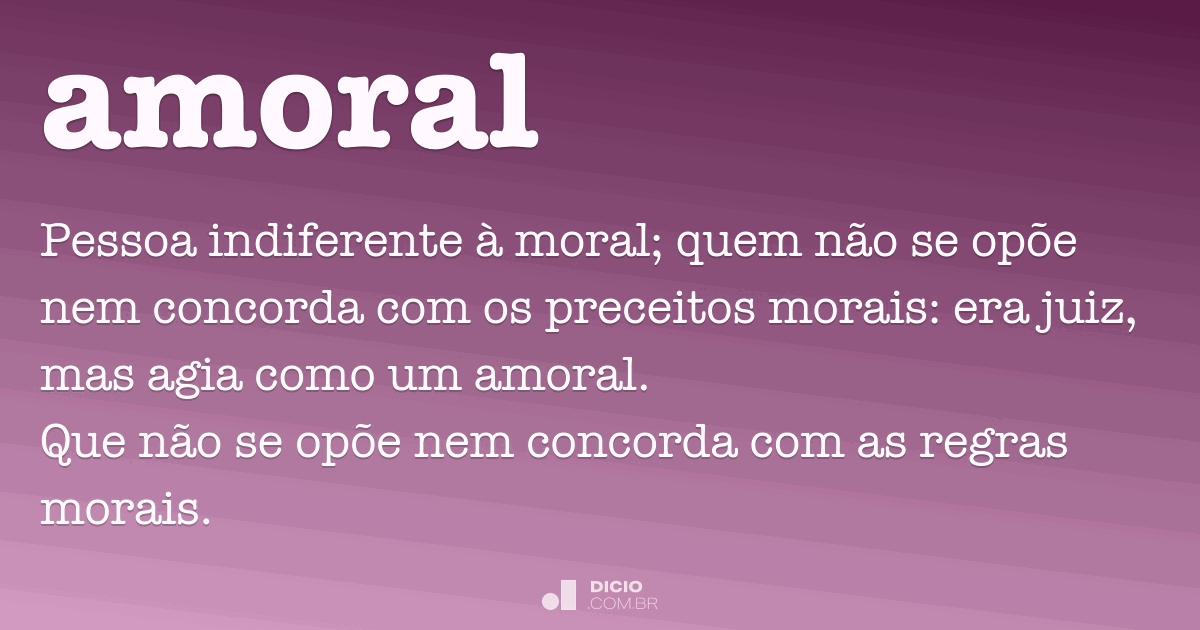 Amoral Dicio, Dicionário Online de Português