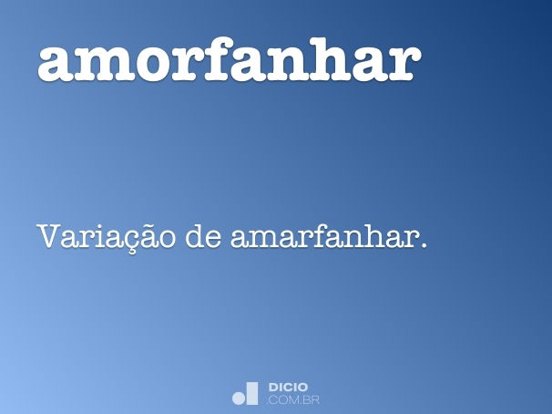 amorfanhar