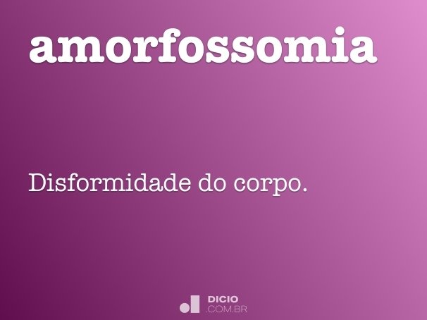 amorfossomia