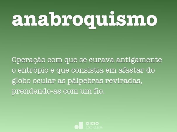 anabroquismo