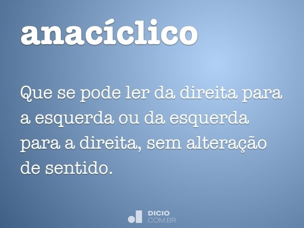 anacíclico