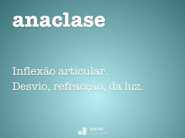 anaclase