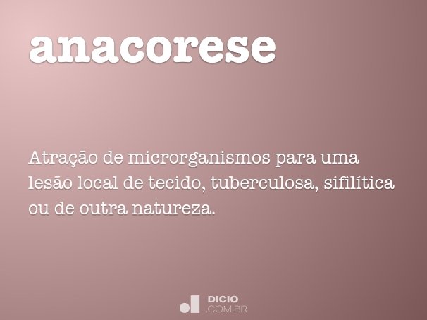 anacorese