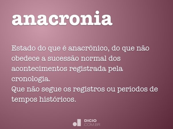 anacronia