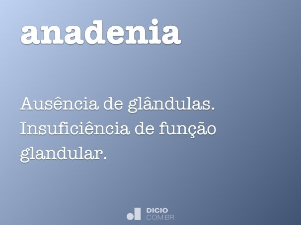 anadenia