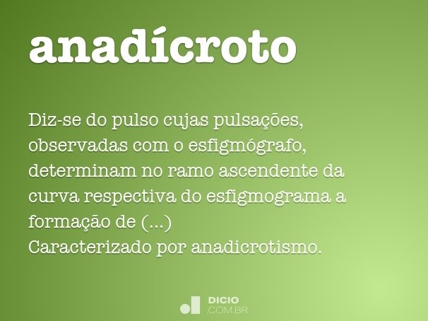 anadícroto