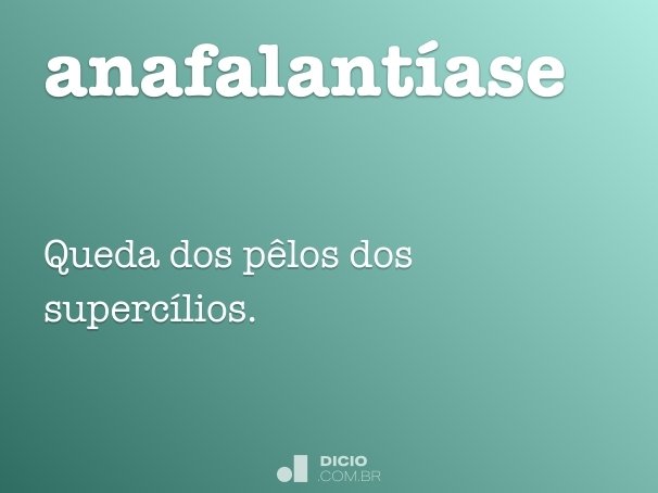 anafalantíase