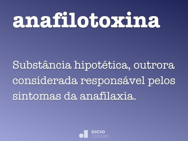 anafilotoxina