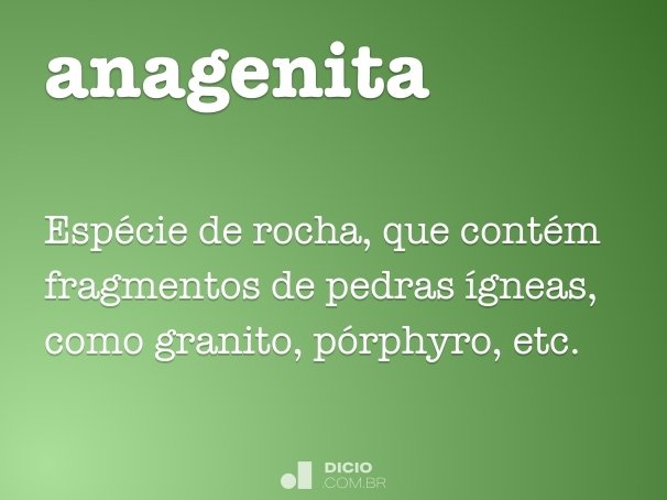 anagenita