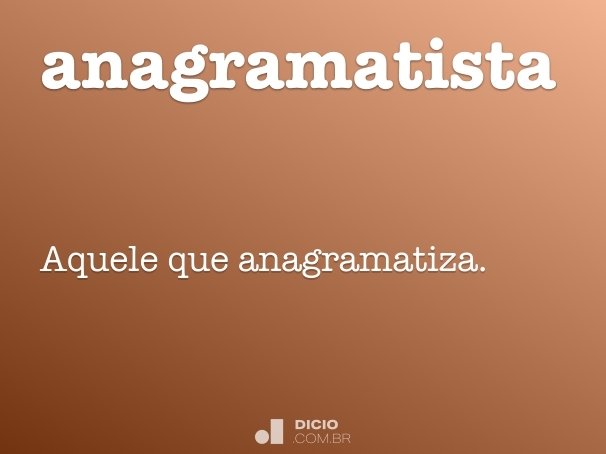 anagramatista
