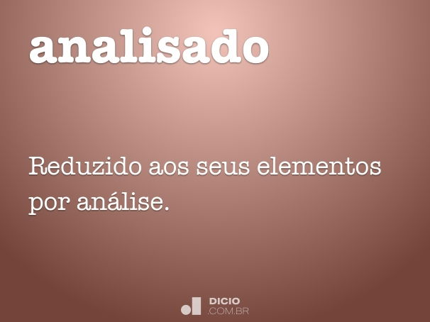 Significado de Analisar