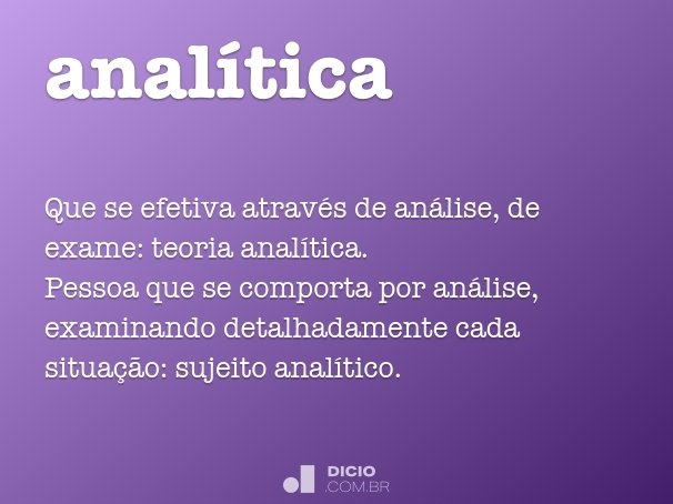 analítica