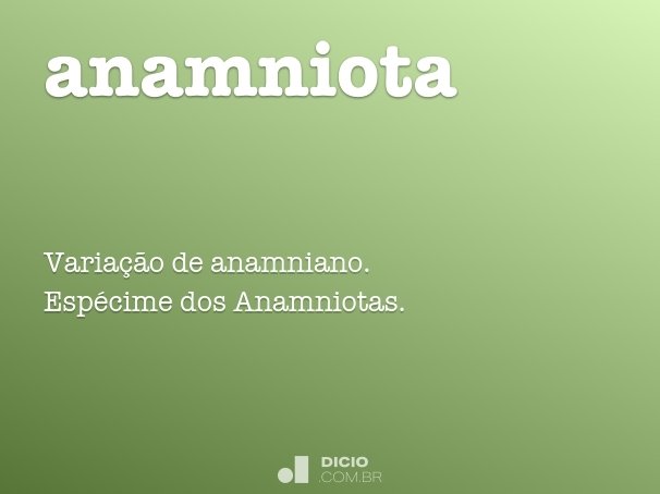anamniota