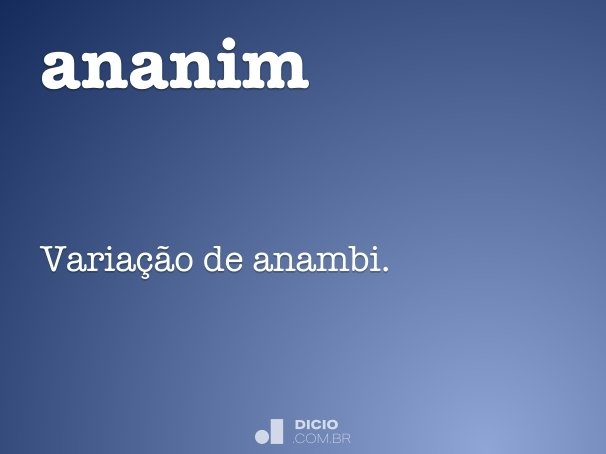 ananim