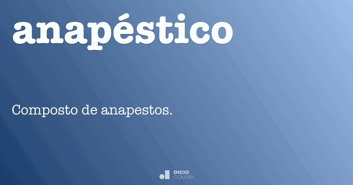 Anamnésico - Dicio, Dicionário Online de Português