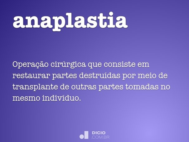 anaplastia