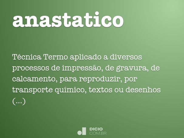 anastatico