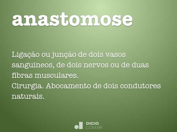 anastomose