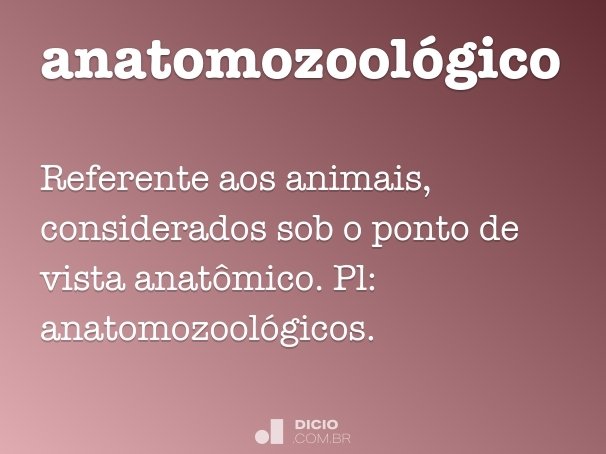anatomozoológico