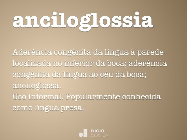 anciloglossia