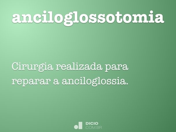 anciloglossotomia