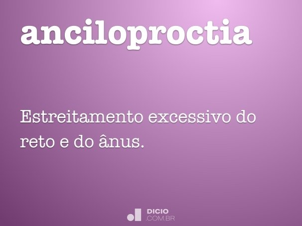 anciloproctia
