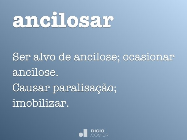 ancilosar