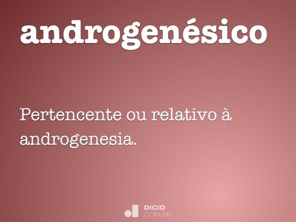 androgenésico