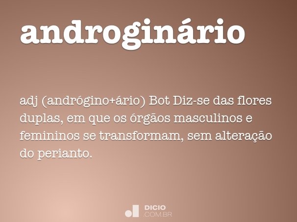 androginário