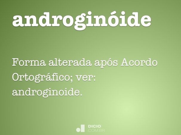 androginóide