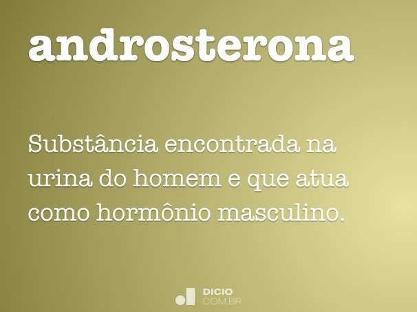 androsterona