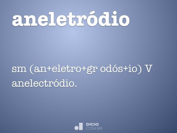 aneletródio