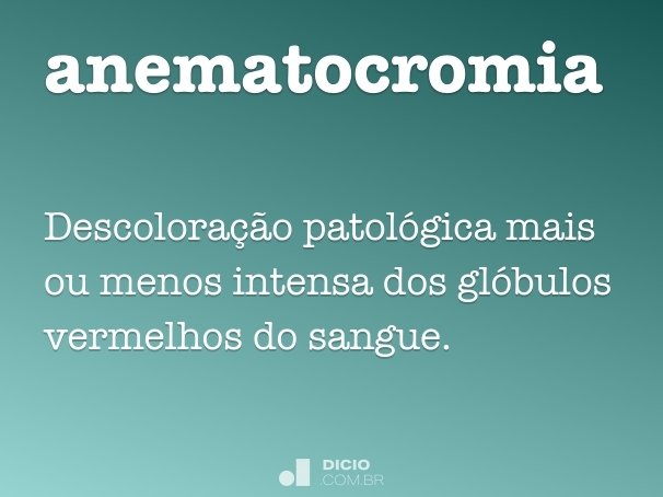 anematocromia