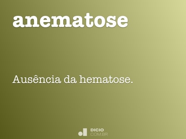 anematose