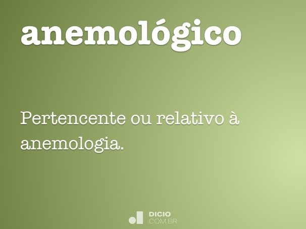 anemológico