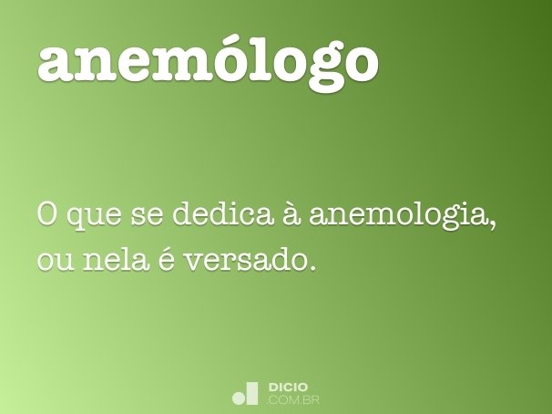 anemólogo