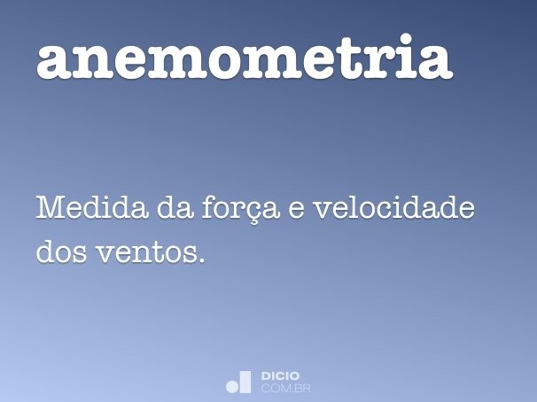 anemometria