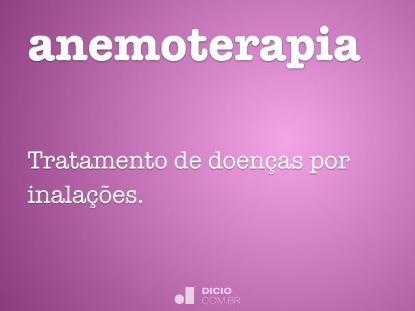 anemoterapia