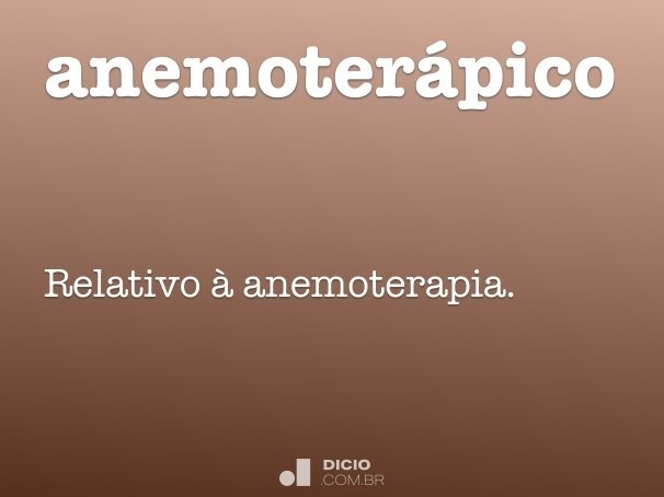 anemoterápico