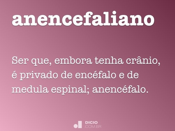 anencefaliano