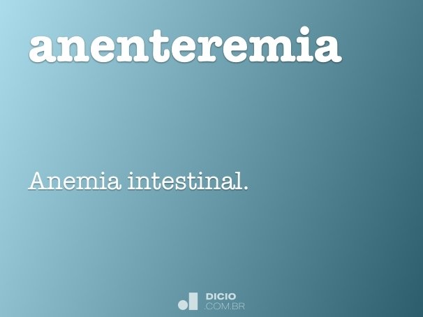 anenteremia