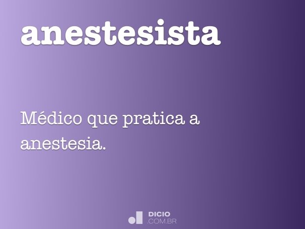 anestesista