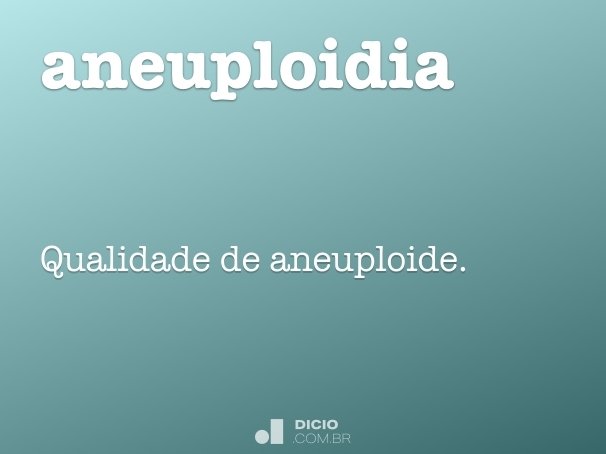 aneuploidia