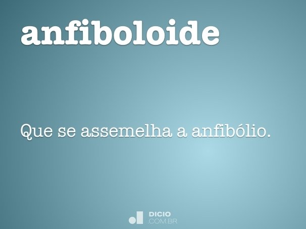 anfiboloide