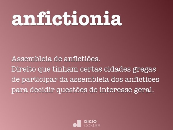 anfictionia