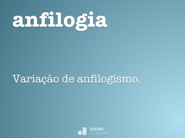 anfilogia