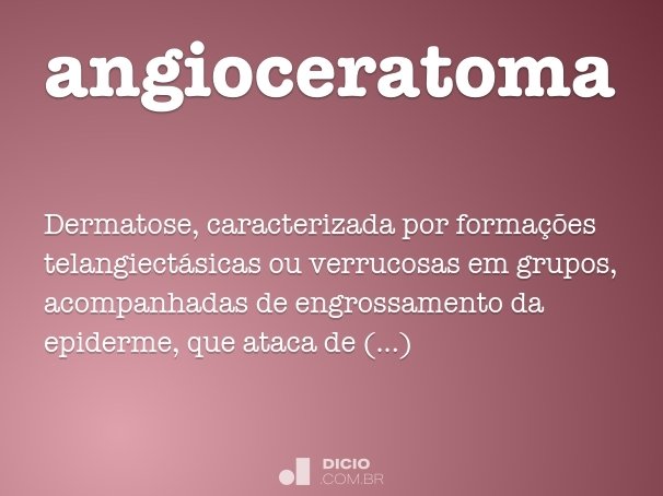angioceratoma