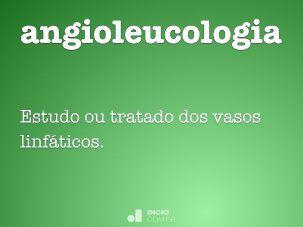 angioleucologia