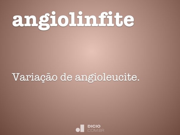 angiolinfite